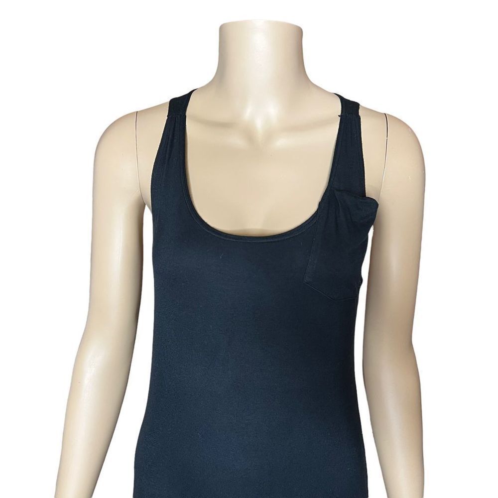 Kova & T Jessie Dress Black Maxi Tank Bodycon Racerback Stretch Size S (34) - Picture 5 of 12